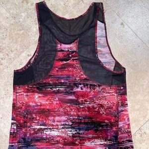 Lululemon mesh floral tank